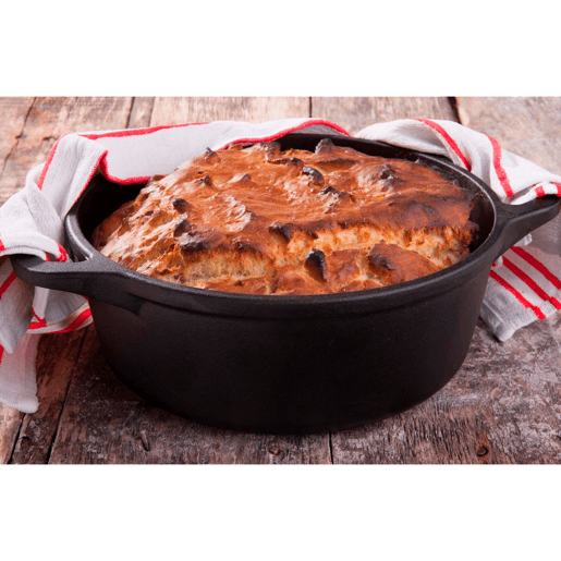 Forno Holandês Indução Ferro Fundido Curado 27cm  5,7L Panela sem PTFE e PFOA, Victoria 33811