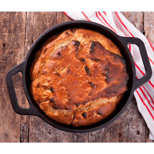 Forno Holandês Indução Ferro Fundido Curado 25cm  3,8L Panela sem PTFE e PFOA, Victoria 32043