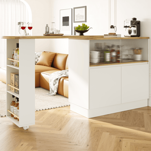 Mesa de bar extensível giratória de mdf,branco Mesa de bar extensível giratória de mdf,branco