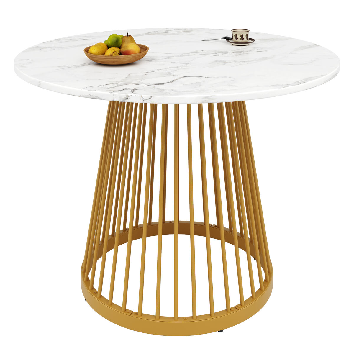 Mesa de comedor fija redonda 80x80