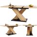 Mesa de comedor extensible rectangular Mesa de comedor extensible rectangular Natural