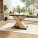 Mesa de comedor extensible rectangular Mesa de comedor extensible rectangular Natural