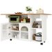 Carrito de cocina con 2 puertas 120 Carrito de cocina con 2 puertas 120 Blanco