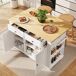 Carrito de cocina con 2 puertas y 2 cajónes 151 Carrito de cocina con 2 puertas y 2 cajónes 151 Blanco