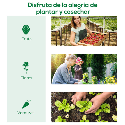 Outsunny Estufa de Exterior, 200x80x45 cm Estufa de Jardim com 4 Janelas de Rede Enroláveis Estrutura em Aço e Cobertura de PE 140gm² Anti-UV para Cultivo de Plantas e Flores Verde