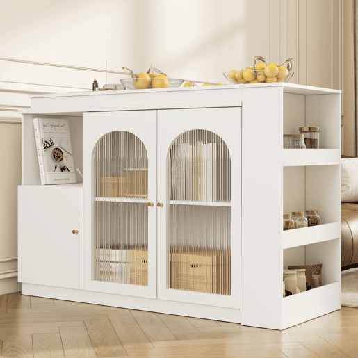 Mesa de bar extensível giratória de mdf,branco Mesa de bar extensível giratória de mdf,branco