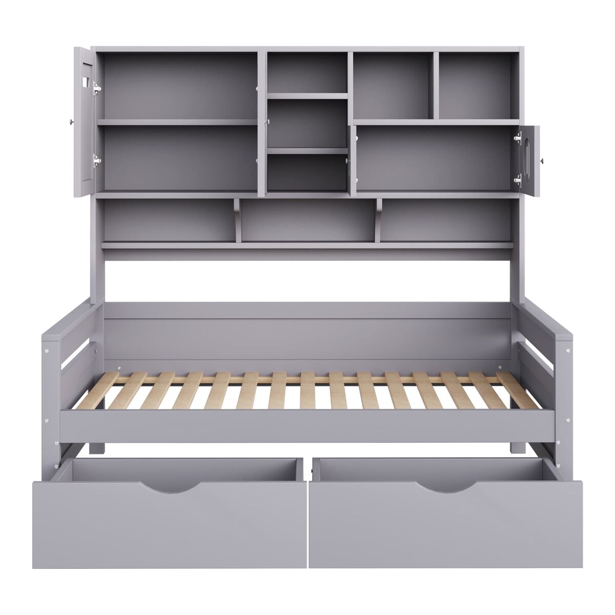 Camas individuales 94x205 Gris