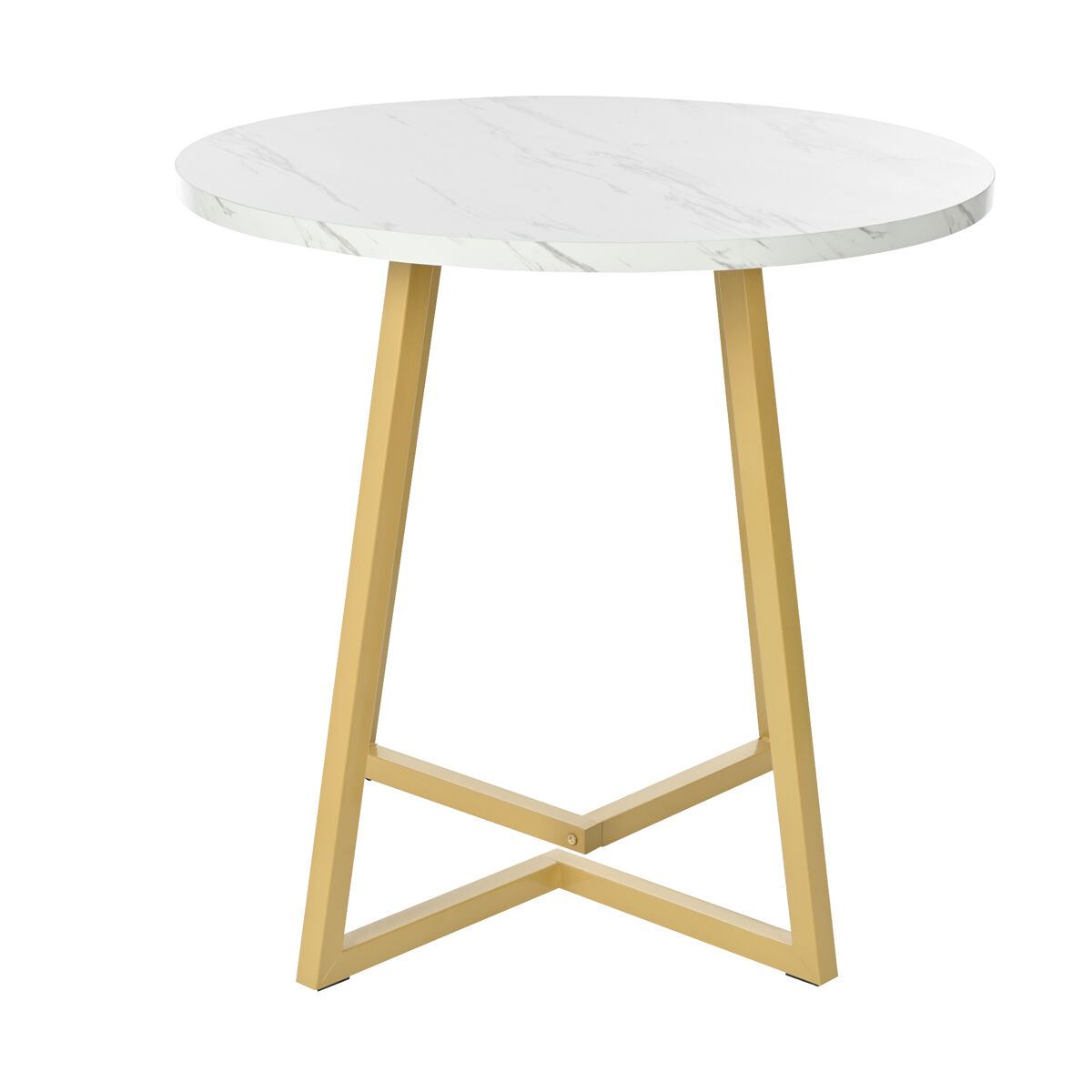 Mesa de comedor fija redonda 80x80