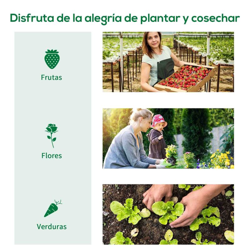 Outsunny Estufa de Exterior Estufa de Túnel com 2 Portas Enroláveis 2 Janelas em Rede Cobertura PE 135gm² Anti-UV, Estrutura em Aço para Cultivo e Plantas 180x180x200 cm Verde