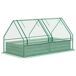 Jardinera con Invernadero Acero Galvanizado, PE Outsunny Jardinera con Invernadero Acero Galvanizado, PE Outsunny Verde