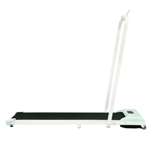 Passadeira 2 em 1 - Velocidade 1-6 kmh, LED, Bluetooth, suporte para telemóvel, dobrável - Verde