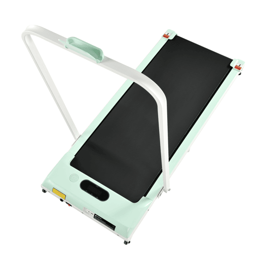 Passadeira 2 em 1 - Velocidade 1-6 kmh, LED, Bluetooth, suporte para telemóvel, dobrável - Verde