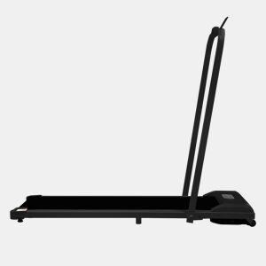 Passadeira 2 em 1 - velocidade 1-6 kmh, com controlo remoto, ecrã LED, altifalantes Bluetooth, suporte para telemóvel, dobrável, sem montagem - Preto