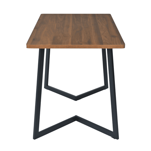 Mesa de jantar fixa retangular 117 cm de mdf,noz Mesa de jantar fixa retangular 117 cm de mdf,noz
