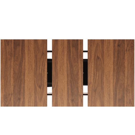 Mesa de jantar extensível retangular 120-160máx cm de mdf,noz Mesa de jantar extensível retangular 120-160máx cm de mdf,noz