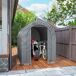 Carpa para Herramienta PE, Acero Galvanizado Outsunny Carpa para Herramienta PE, Acero Galvanizado Outsunny Gris