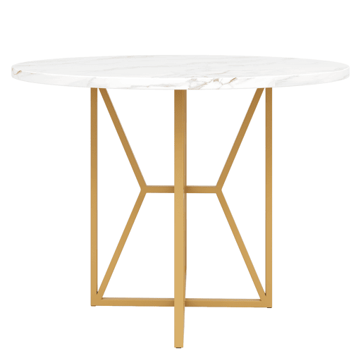 Mesa de jantar fixa redonda 80 cm de mdf,branco Mesa de jantar fixa redonda 80 cm de mdf,branco