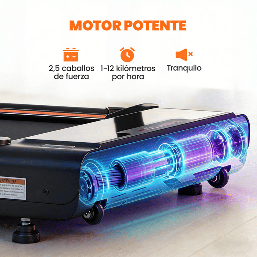 SPORTNOW Passadeira Dobrável 2 em 1, Caminhadora Elétrica 1-12 KMH 2.5HP com Secretária Removível e Guiador Ajustável em Altura, Ecrã LED e Suporte para Telemóvel, para Casa e Escritório