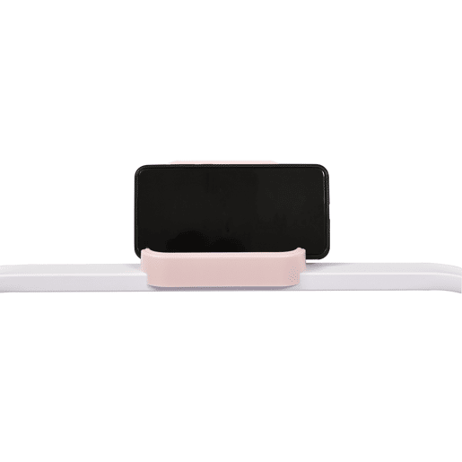 Passadeira 2 em 1 - Velocidade 1-6 kmh, com controlo remoto, ecrã LED, altifalantes Bluetooth e suporte para telemóvel - Rosa