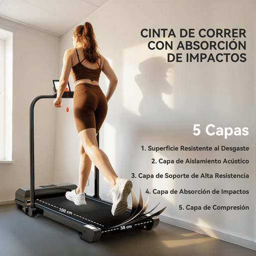 HOMCOM Passadeira Dobrável 2 em 1 Elétrica para Casa Sob a Secretária com 2,5HP 10 kmh Ecrã LED e Controlo Remoto Portátil para Ginásio e Escritório 130x59x96 cm Preto e Azul