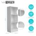 Librería de 2 estantes Turia WellHome 40 Librería de 2 estantes Turia WellHome 40 Blanco