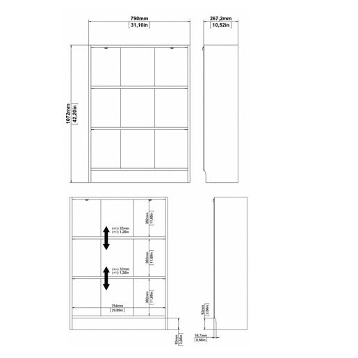 Estante Turia WellHome com 2 Prateleiras Estante Turia WellHome com 2 Prateleiras