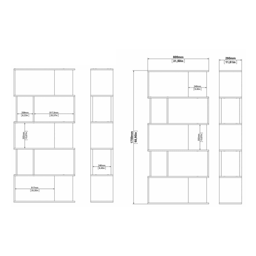 Estante Genil WellHome com 4 Prateleiras