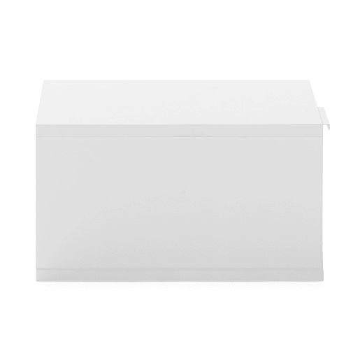 Conjunto 2 mesas de cabeceira flutuantes Auri 1 gaveta em Branco Conjunto 2 mesas de cabeceira flutuantes Auri 1 gaveta em Branco