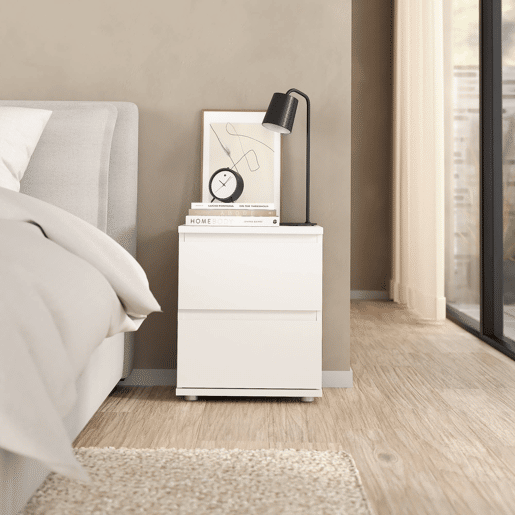 Mesa de cabeceira Júcar WellHome com 2 gavetas