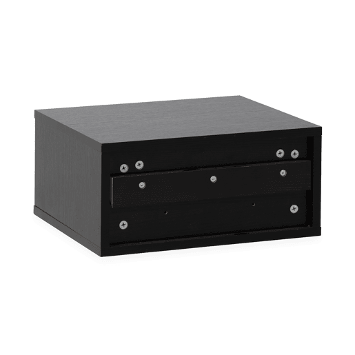 Mesa de cabeceira suspensa Apollo com 1 gaveta, preta
