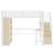 Cama alta para niños 251x144 Cama alta para niños 251x144 Blanco