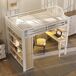 Cama alta para niños 251x144 Cama alta para niños 251x144 Blanco