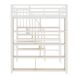 Cama alta para niños 251x144 Cama alta para niños 251x144 Blanco