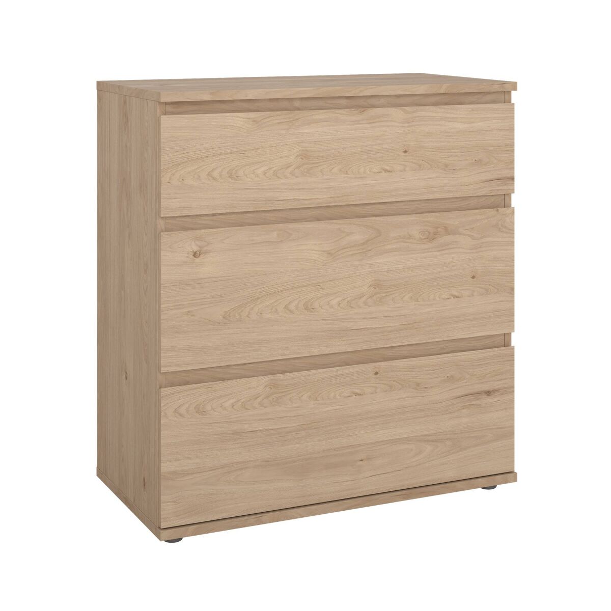 Cómoda de 3 cajones Júcar WellHome 76 Roble