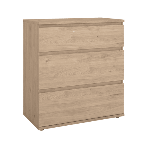 Júcar WellHome cômoda com 3 gavetas Júcar WellHome cômoda com 3 gavetas