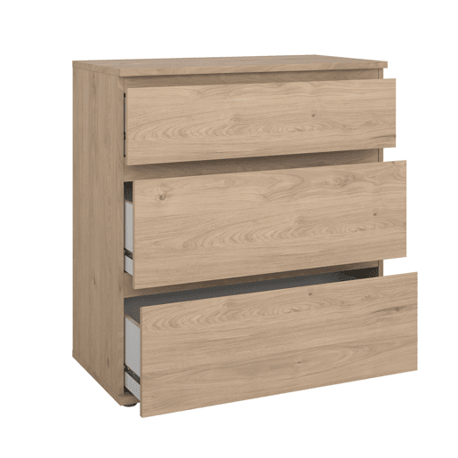 Júcar WellHome cômoda com 3 gavetas Júcar WellHome cômoda com 3 gavetas