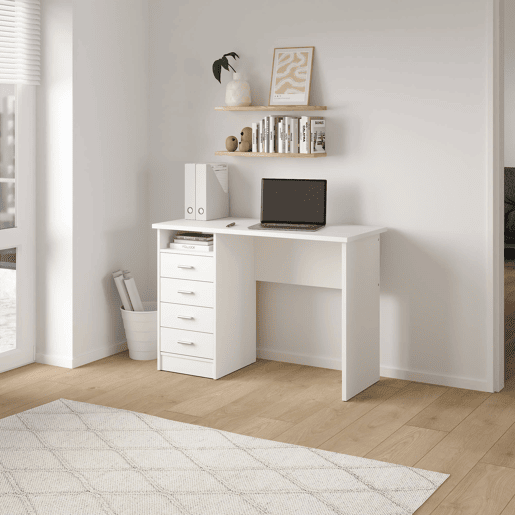 Escrivaninha WellHome Tormes com 3 gavetas