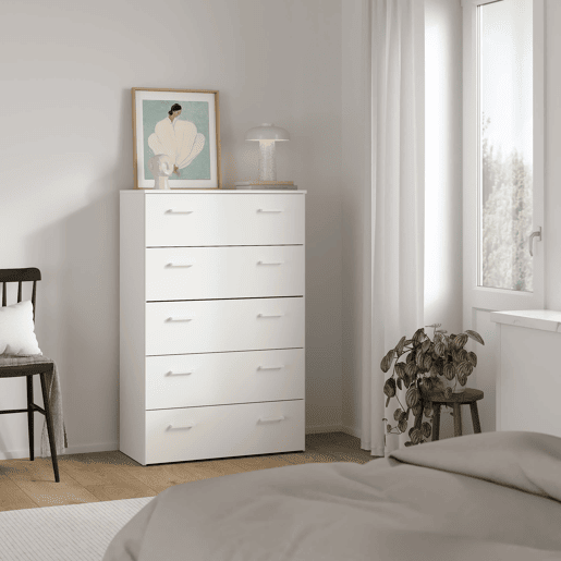 Cômoda Duero WellHome com 5 gavetas Cômoda Duero WellHome com 5 gavetas