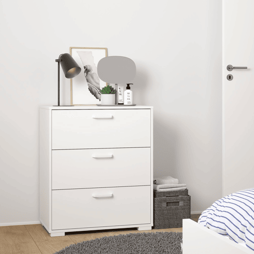 Cômoda Eria WellHome com 3 gavetas Cômoda Eria WellHome com 3 gavetas