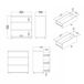 Cómoda de 3 cajones Júcar WellHome 76 Cómoda de 3 cajones Júcar WellHome 76 Blanco