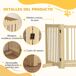 Barrera para Perro Madera de Pino PawHut Barrera para Perro Madera de Pino PawHut Madera