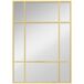 Espejo de Pared Vidrio, Metal HOMCOM, hogar - decoración 50x2 Espejo de Pared Vidrio, Metal HOMCOM, hogar - decoración 50x2 Dorado