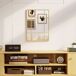 Espejo de Pared Vidrio, Metal HOMCOM, hogar - decoración 50x2 Espejo de Pared Vidrio, Metal HOMCOM, hogar - decoración 50x2 Dorado