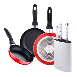 Set de frigideiras San Ignacio de 3 peças + Set de facas + Tacoma