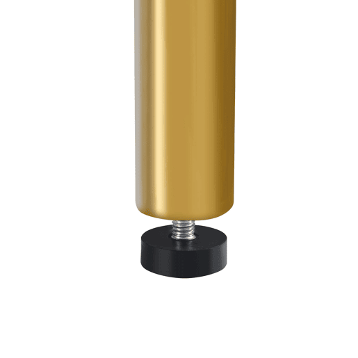 Cadeiras de sala de jantar 2 unidades - Retro pele de crocodilo, fivela de vidro, metal dourado - Branco