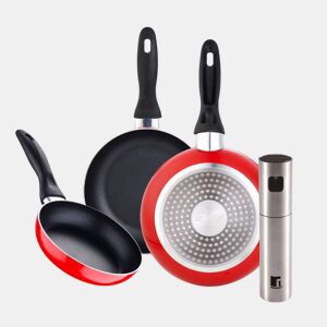 Set de frigideiras San Ignacio de 3 peças + borrifador