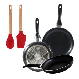 Set de frigideiras San Ignacio com 3 peças + Set de utensílios