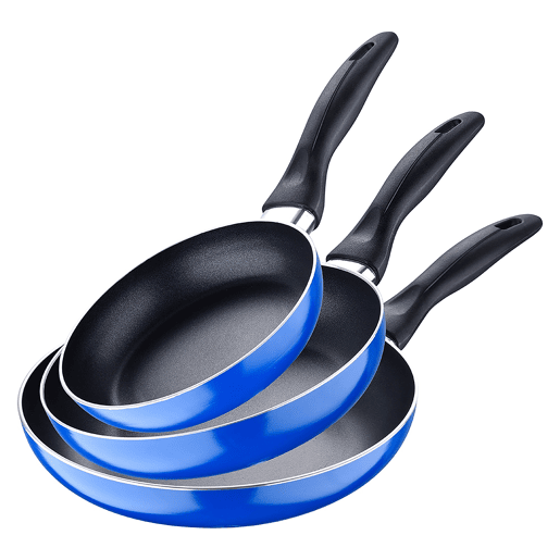 Set de frigideiras San Ignacio de 3 peças + borrifador