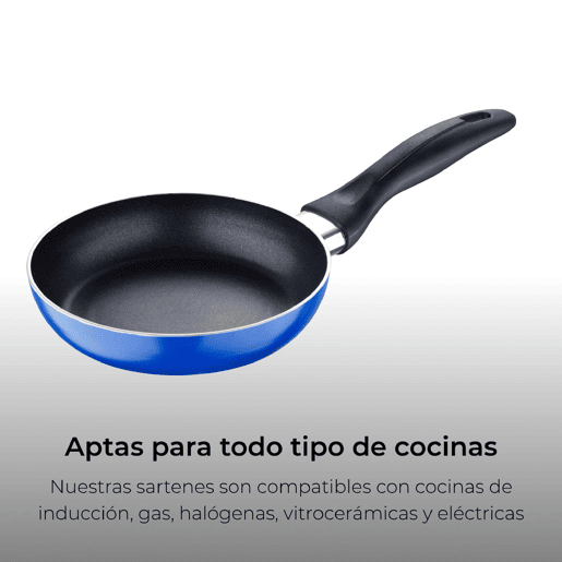 Set de frigideiras San Ignacio de 3 peças + cafeteira francesa