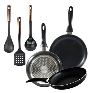 Set de frigideiras San Ignacio de 3 peças + Set de utensílios